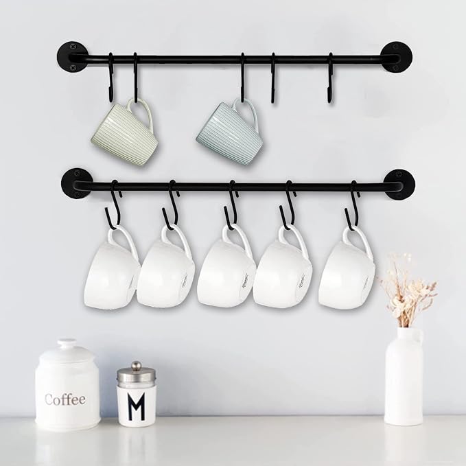 Coffee Mug Holder Wall Mounted, Organize Cooking Utensils or Mugs - Image 4