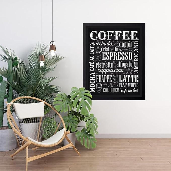 Lawrence Williams Designs Coffee Menu Typography Poster - Image 4