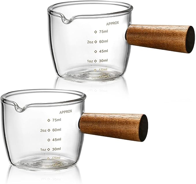 Mwellewm Single Spout Espresso Coffee Shot Glass by Mwellewm