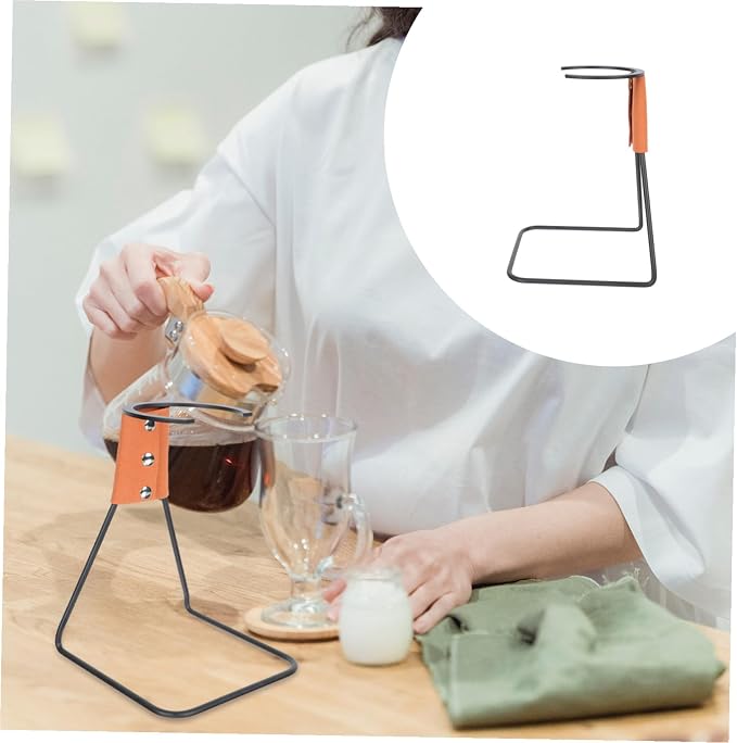 1pc Reusable Coffee Dripper Stand Metal Filter Holder - Image 9
