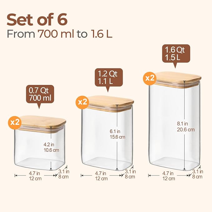 ComSaf Glass Storage Containers - Image 2