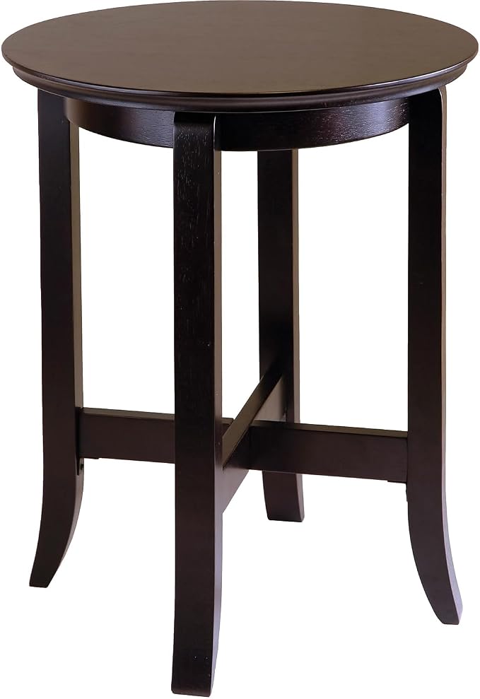 Winsome Toby Round End Table, Small Practical and Elegant Round Table by Winsome