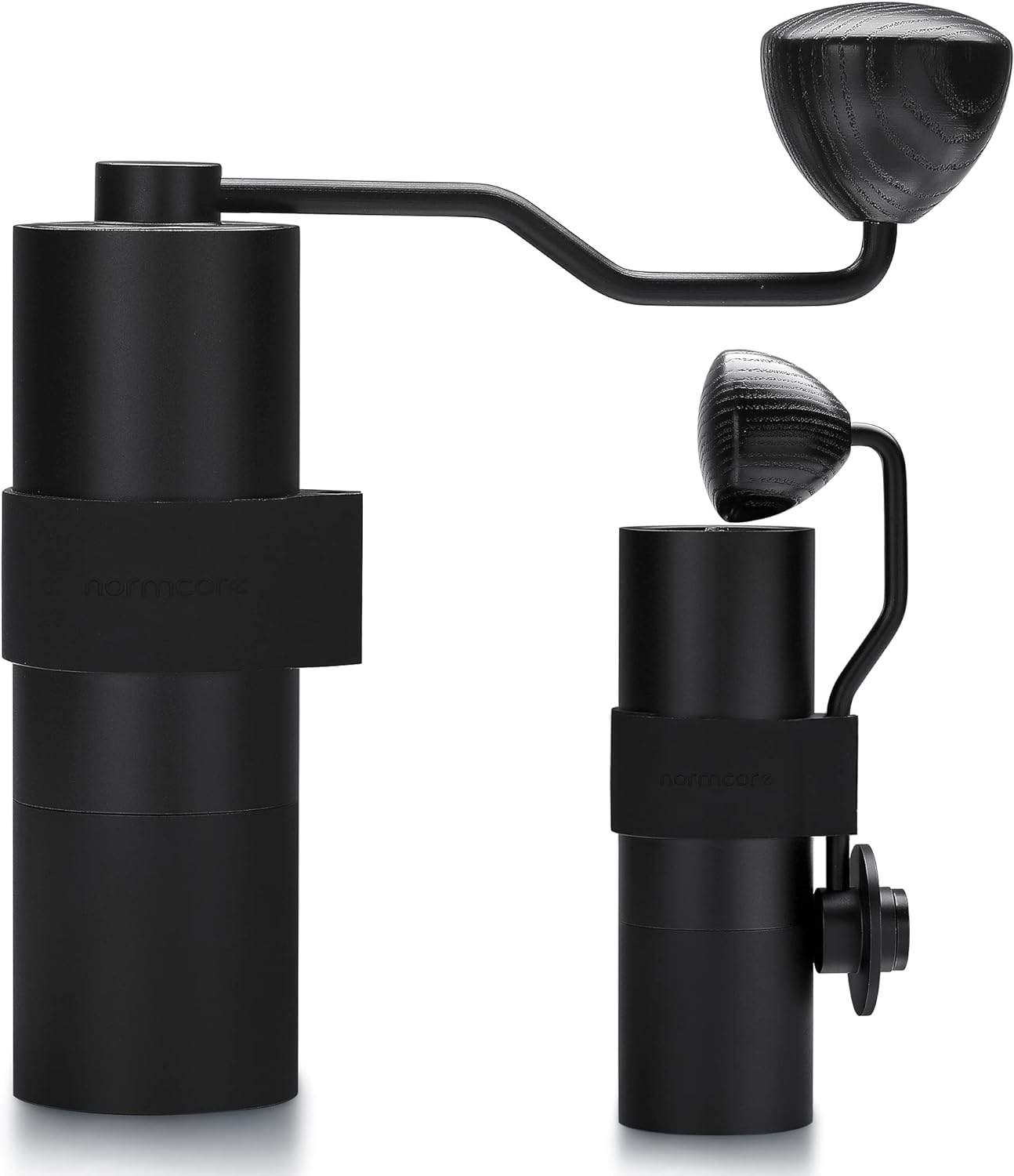 Normcore Manual Coffee Grinder V2-38mm Titanium Contemporary Conical Burr - Hand Grinder - Adjustable Settings - For Espresso, Aeropress, Pour over, French Press