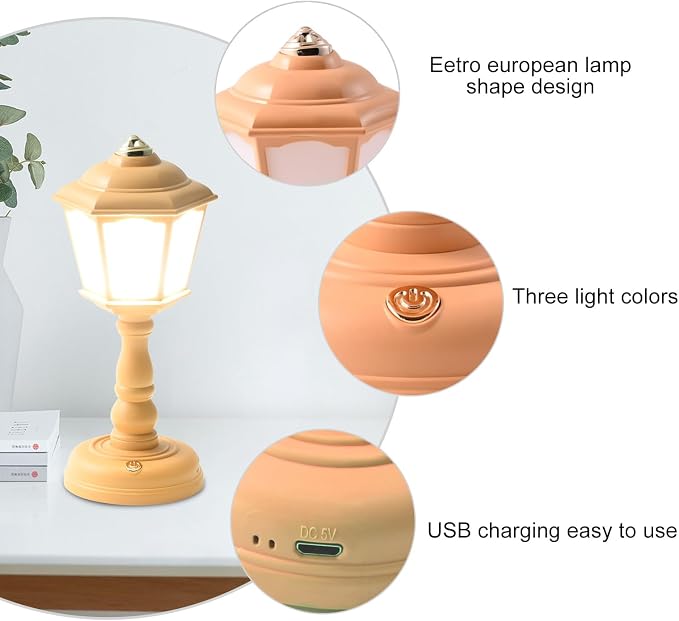 Mini Vintage LED Desk Lamp - Image 4