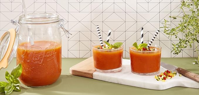 Le Parfait Super Jar 1L French Glass Preserving Jar w/Airtight Rubber Seal & - Image 8