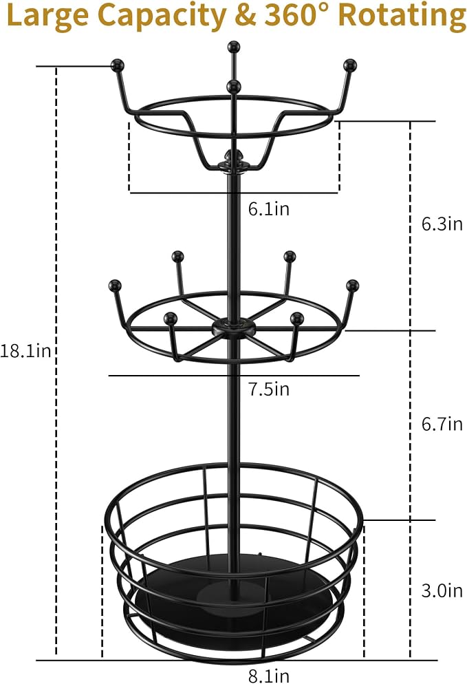 Mug Holder Tree, Coffee Cup Holder - Image 7