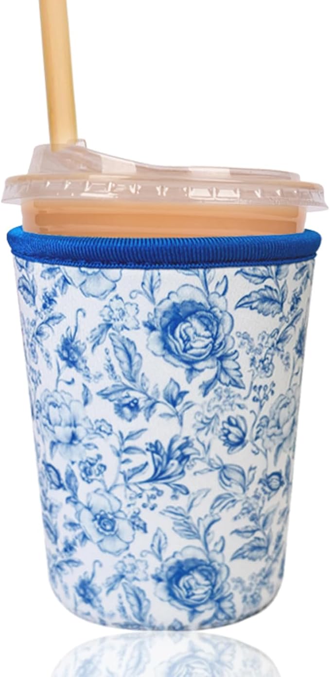 Reusable Insulated Sleeve for Iced Coffee Cup, Coffee Neoprene Sleeve for Cold by Unknown