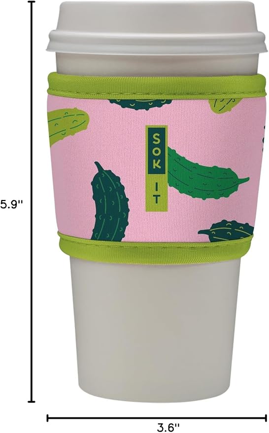Sok It HotSok Coffee & Tea Reusable Insulated Neoprene Cup Sleeve - Image 7