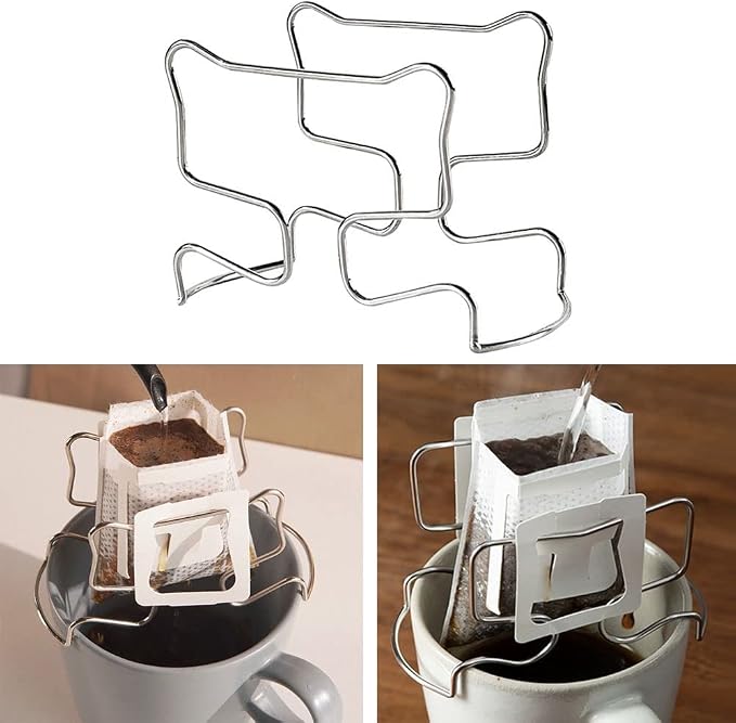 Coffee Filter Holder, Portable Reusable Outdoor Tea Filters Dripper Baskets - Image 6