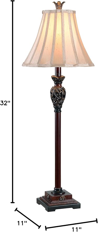 Kenroy Home 20182GR Iron Lace Buffet Lamp - Image 9