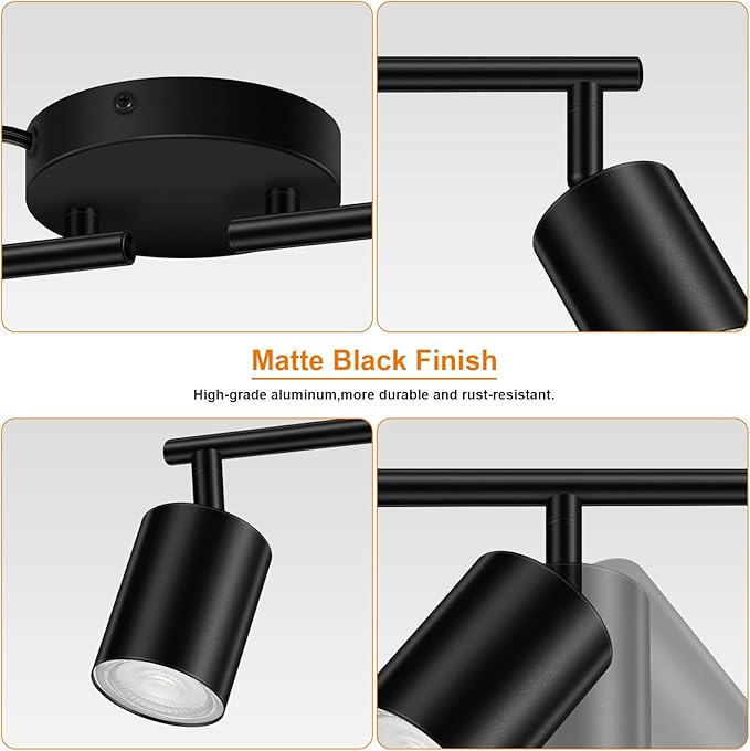 Plug in Track Lighting LED, Track Lighting Fixtures Ceiling, Plug in Wall Light - Image 5