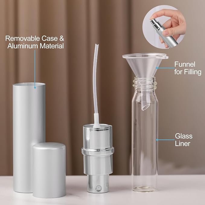 Cocktail Atomizer Coffee Bean Spritzer, Refillable Perfume Atomizer RDT Spray - Image 4