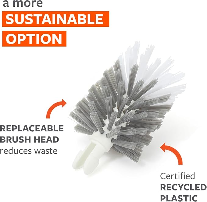 Full Circle Clean Reach Bottle Brush Refill – Replaceable Heads - Image 3