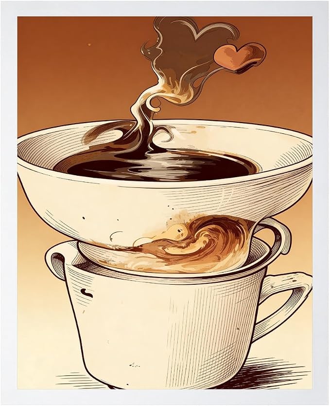 Lawrence Williams Designs Coffee Love Poster by LawrenceWilliamsDesigns
