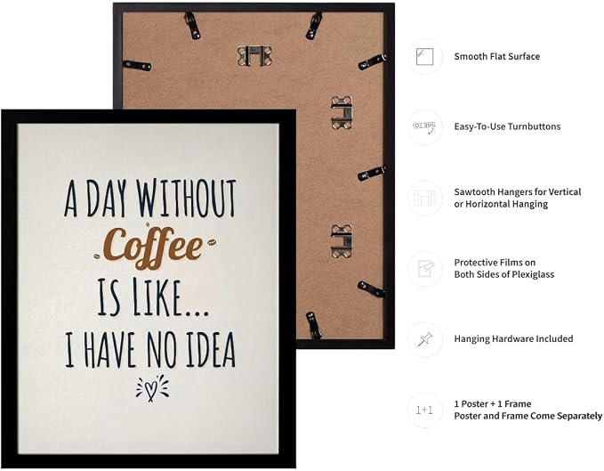 Lawrence Williams Designs A Day Without Coffee Poster - Image 3