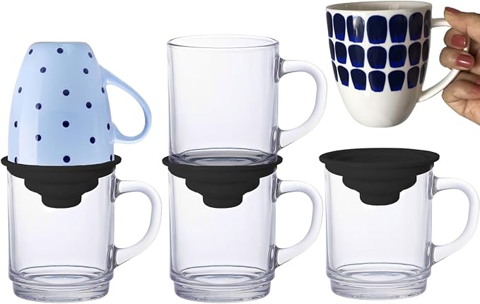 Mug Stacker Kitchen Cabinet Shelf Organizer by ExplorewiderangeofAifeedi