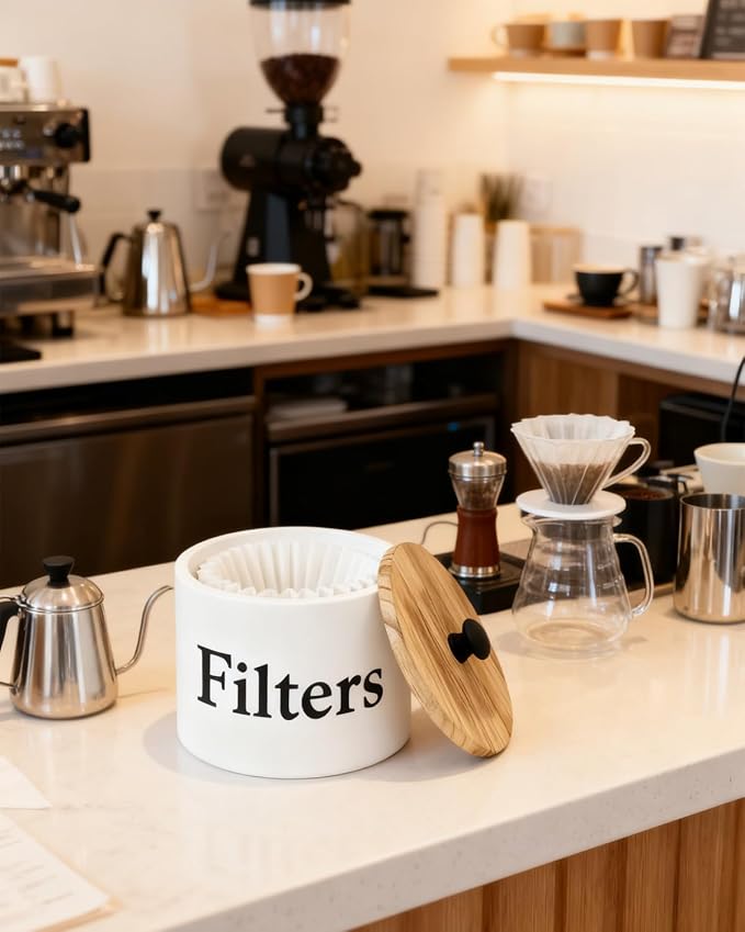 Built-in Storage Filter Holder – Space-Saving Countertop Essential - Image 7