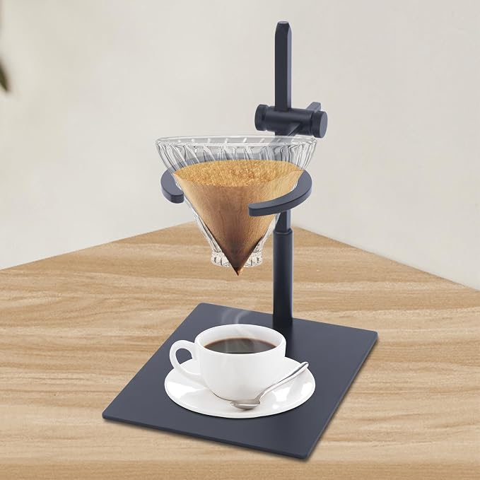 Pour over Stand Coffee Station, Aluminum Height Stand Pour-Over Dripper Rack - Image 2