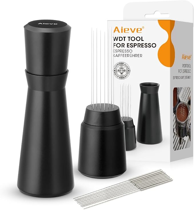 Aieve WDT Tool Espresso, Metal Distribution Tool by Aieve