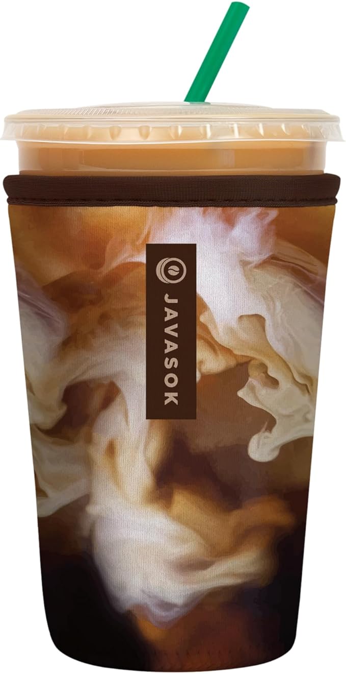 Sok It JavaSok Iced Coffee & Cold Soda Insulated Neoprene Cup Sleeve by SokIt