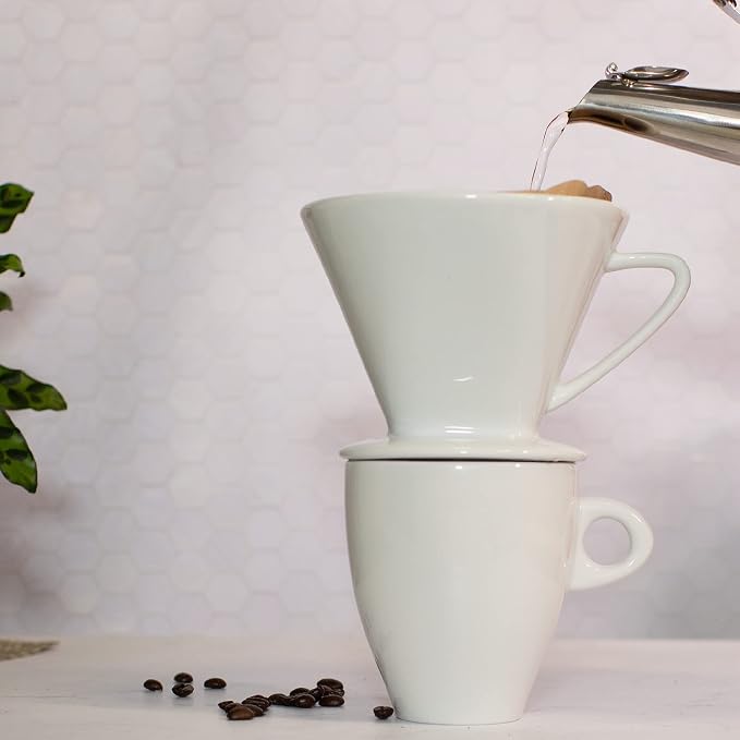 Cilio Porcelain Coffee Filter/Holder Pour-Over - Image 4