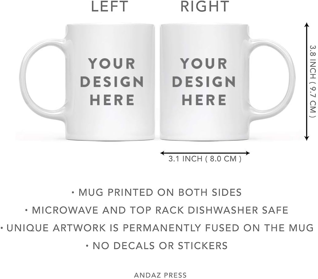 Andaz Press Funny Family 11oz. Coffee Mug Gift, Thank You for Being My Hubby, Punch in Face, 1-Pack, Christmas Birthday Drinking Cup Present Ideas
