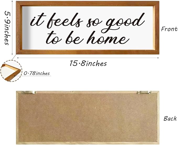 It Feels so Good to Be Home Wooden Picture Frame Photo Frame - Image 2