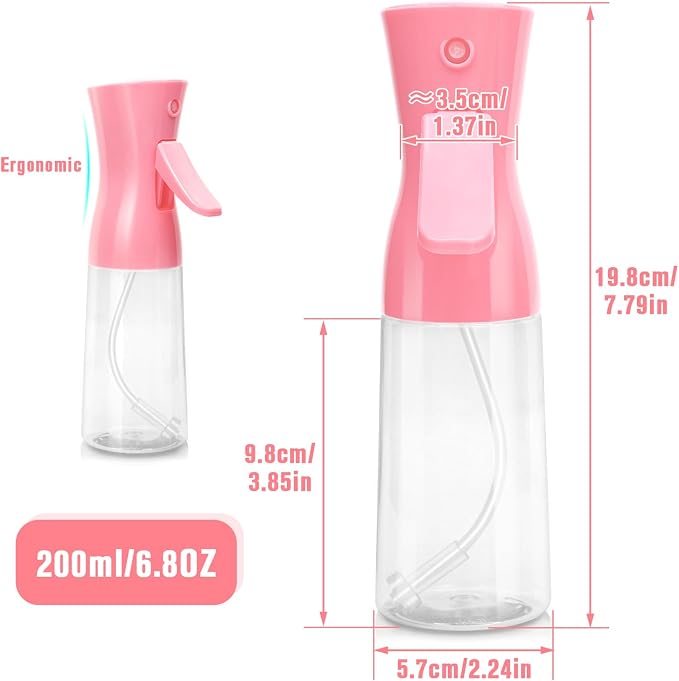 Spray Bottle, Fine Mist Spray for Hair, Ultra-Fine Continuous Spray Bottle for - Image 4