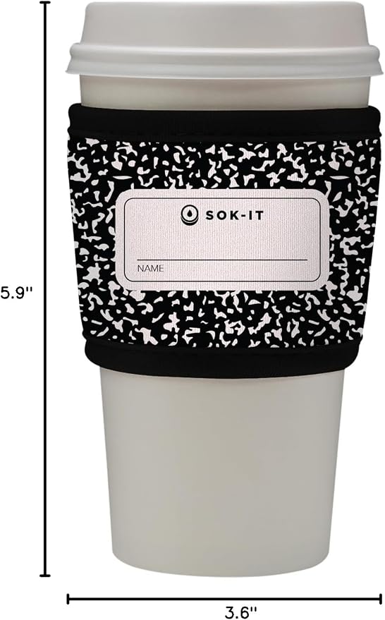 Sok It HotSok Coffee & Tea Reusable Insulated Neoprene Cup Sleeve - Image 7