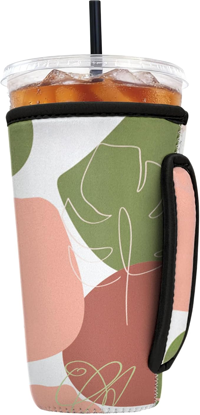 Reusable Insulated Neoprene Iced Coffee Sleeve by Cavllson