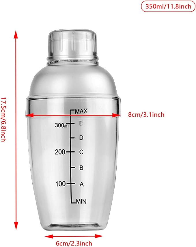1Pc Plastic Cocktail Shaker - Image 2