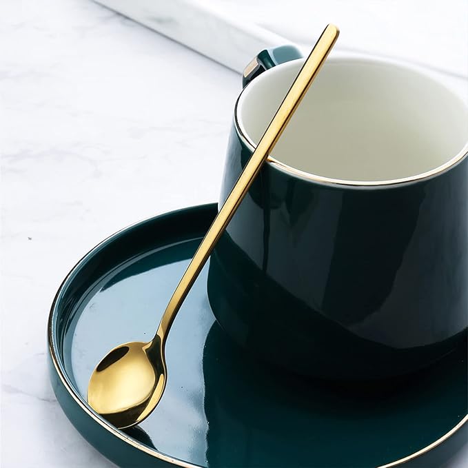 4 Pack Stainless Steel Coffee Spoon, 6.7 Inch Stirring Spoons, Cocktail - Image 5