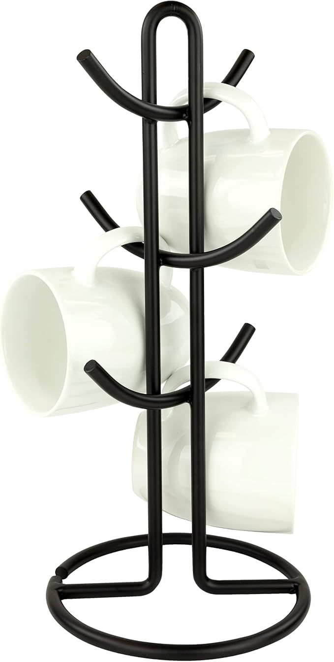 Spectrum Euro Modern Mug Stand for Coffee Cups Mugs Espresso Teacups Kitchen - Image 2