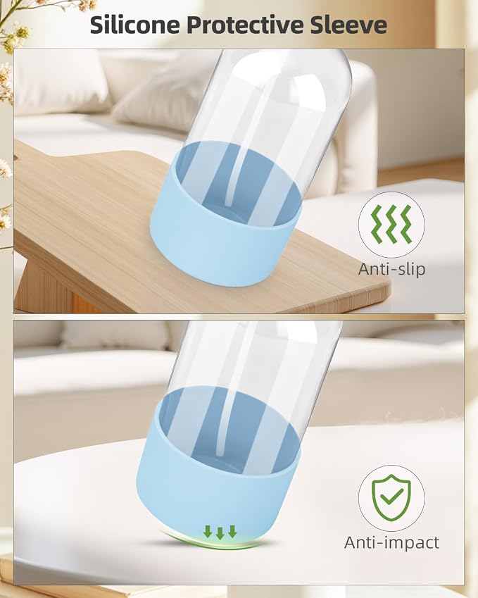Worldgsb 2 Pack Glass Spray Bottles 8 oz, Empty Refillable Containers - Image 4