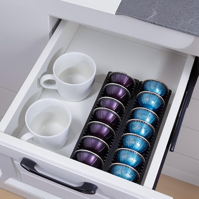 Coffee Pod Drawer Organizer for Nespresso Vertuo Capsule, Coffee Capsule - Image 6