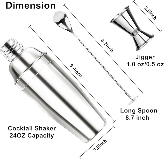 Ohtomber 24OZ Cocktail Shaker Set - Image 2