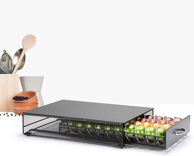 Coffee Pod Holder Drawer, Coffee Capsule Tray Drawer Organizer - Image 2