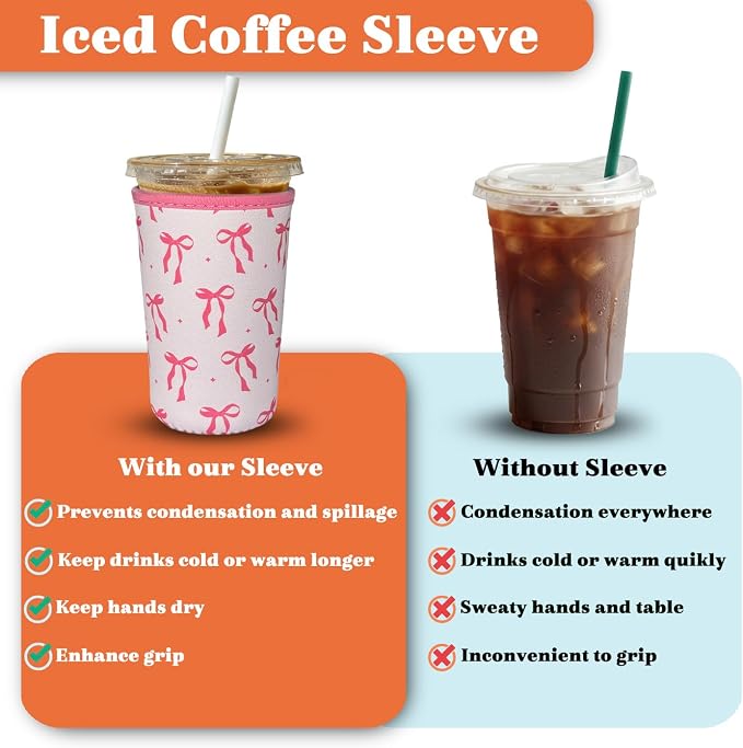 Reusable Iced Coffee Insulator Sleeve - Image 3