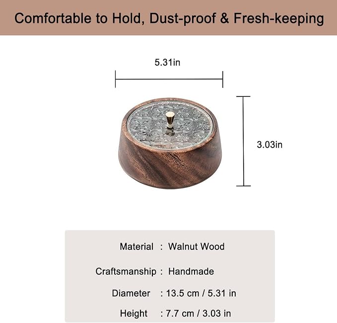 Wooden Storage Box with Glass Lid - Image 5