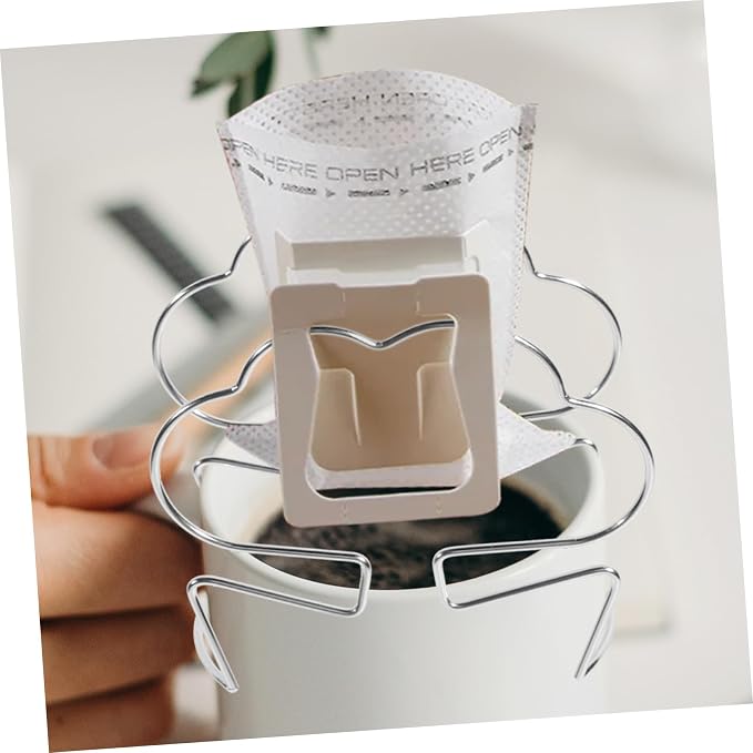 HEALLILY Hand Brewed Coffee Holder Filter Bag Rack Strong Hanging Ear Drip - Image 2