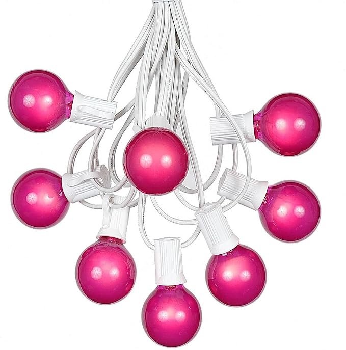 100 Foot G40 Outdoor Patio String Lights by NoveltyLights-LightExperts