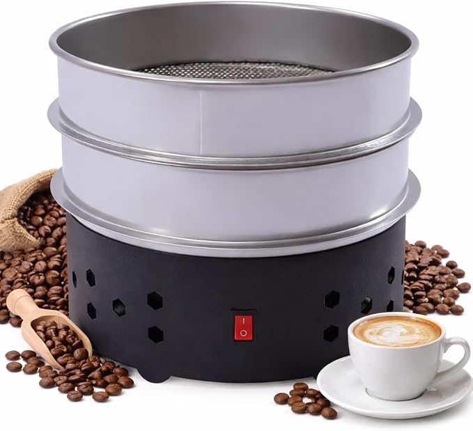 Coffee Bean Cooler, 1.3lb Electric Coffee Roasting Cooling Machine, 2 Layer by Unknown