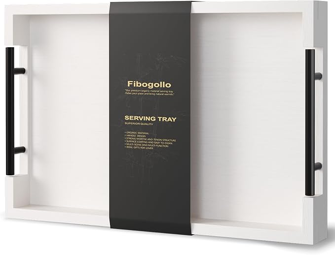Fibogollo Bamboo Serving Tray by Fibogollo