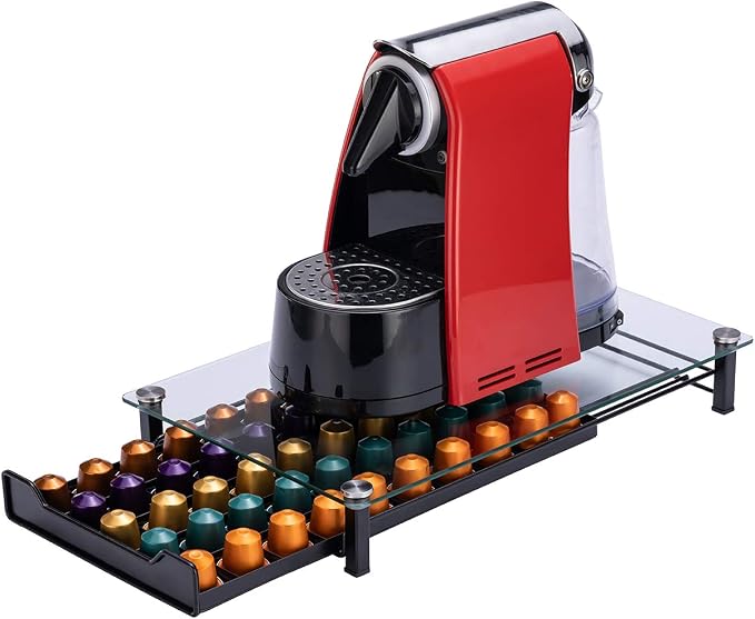 Coffee Pod Storage Holder Capsules Originaline Drawer Organizer, Crystal by Ricerat