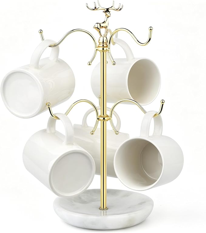 BCS Mug Holder with Marble Base by BCS