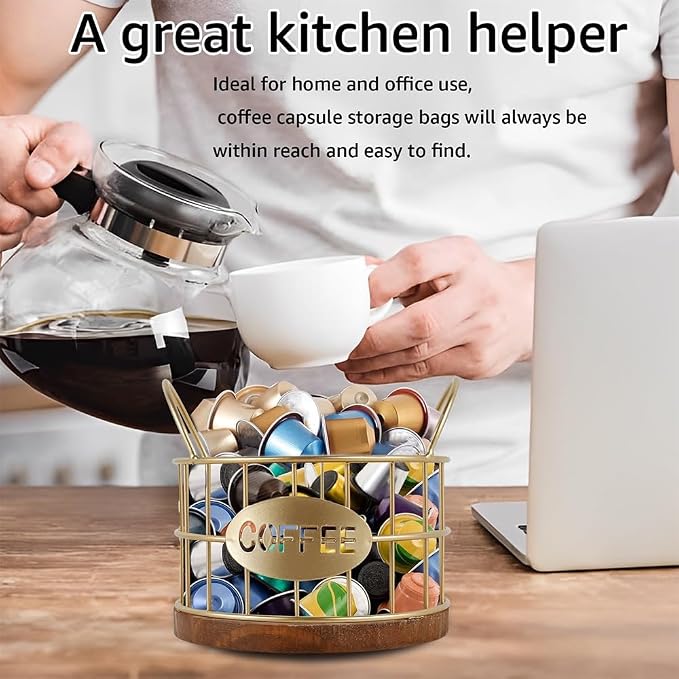 Coffee Pods Holder for Countertop, K Cup Holder Organizer, Sturdy Kcup Storage - Image 3