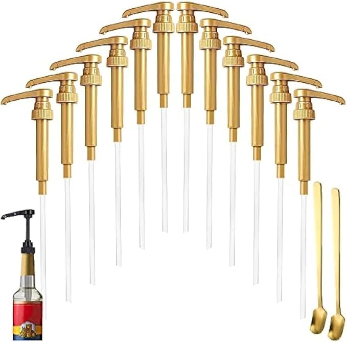 12 Pcs Syrup Pumps Dispenser, Compatible by DupakSYS