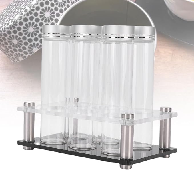 plplaaoo Coffee Bean Storage Tubes Elegant Transparent High Borosilicate Glass - Image 6