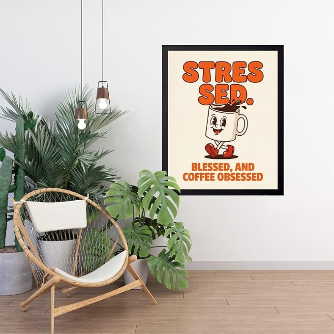 Lawrence Williams Designs Stressed Blessed and Coffee Obsessed Poster - Image 6