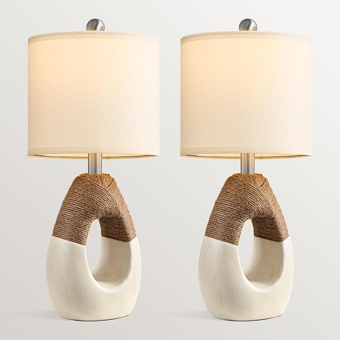 OYEARS 19'' Small Boho Table Lamps - Image 8